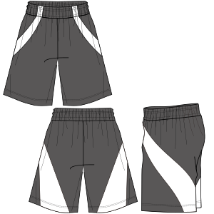 Fashion sewing patterns for MEN Shorts Football short 9710